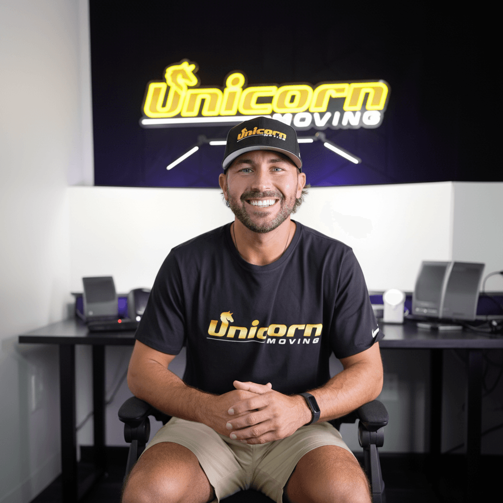 Zach Maguire, founder of Unicorn Moving
